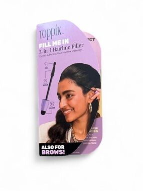 Toppik Fill Me In 3-in-1 Hairline & Brow Filler Dark Brown